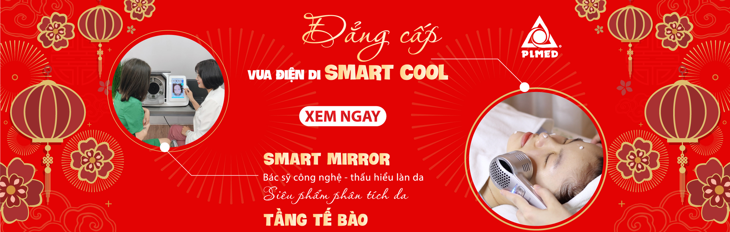 Thiết bị thẩm mỹ điện di Smart Mirror
